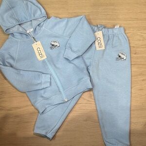 Light Blue Kids Jogger Set